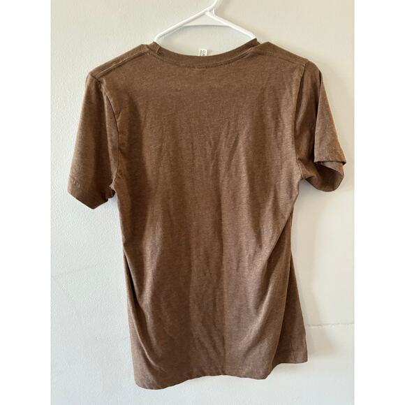 Graphic Tee Women's Small Brown Turkey Nutritional Facts Thanksgiving Crewneck - Picture 4 of 5